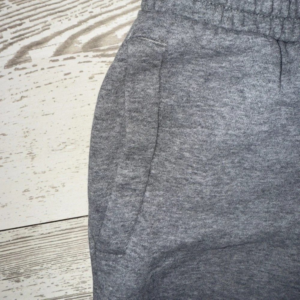 Jordan Sweatpants Mens Medium Gray Fleece Joggers Elastic Waist Pockets Jumpman